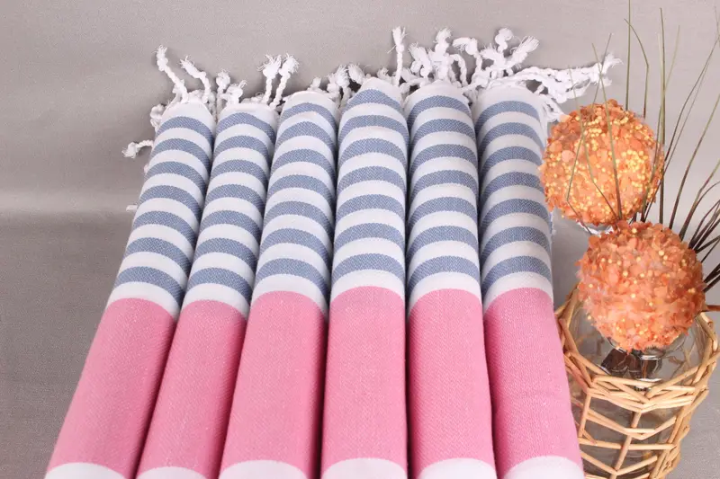Custom Beach Towel, Monogrammed Beach Towel, Customized Towels, 70x40 Cotton Striped Towel, Personalized Beach Towel, Girl Trip Party Favor - 3