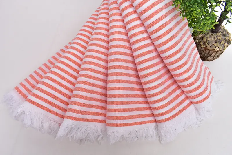 Bachelorette Party Gift, Christmas Gift, Spa Towel, Monogrammed Turkish Towel, Peshtemal Towel, 70x40 Cotton Striped Towel, Turkish Towel USA - 5