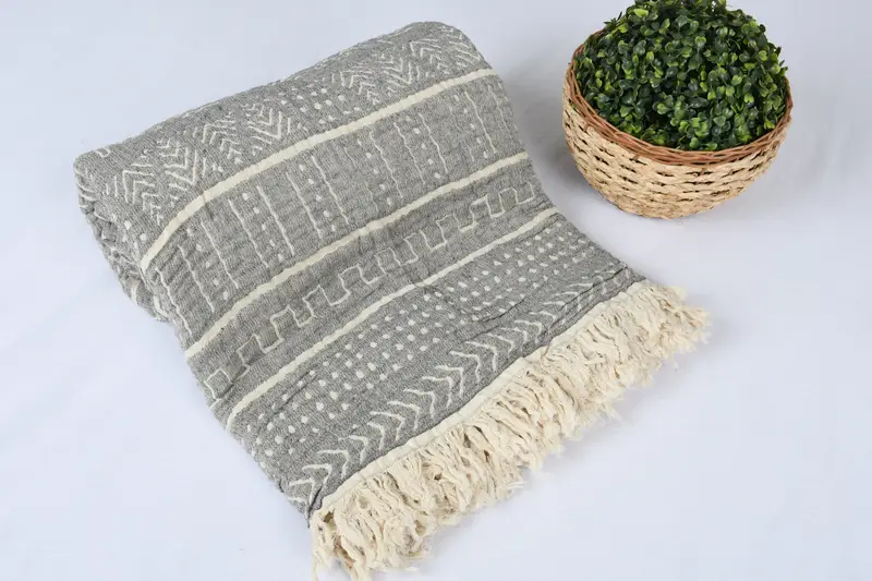 92x80 Cotton Ethnic Design Towel, Gifts For Him, Tablecloth, Family Gift Basket, Bridal Shower Gift, Custom Wedding Gifts, Thanksgiving Tablecloth - 4