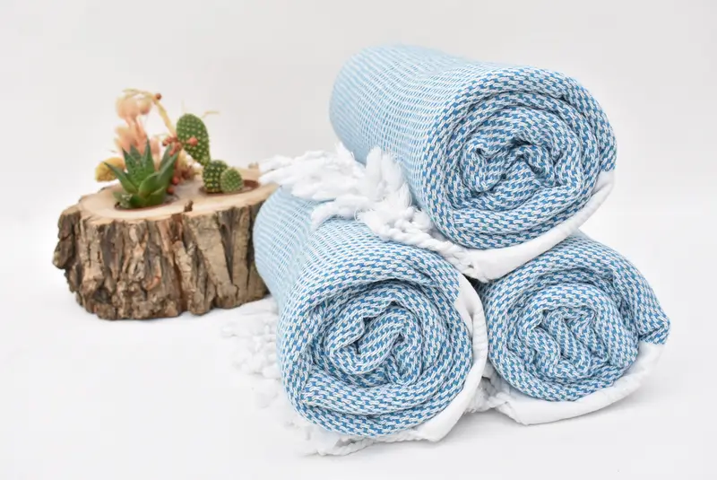 70x40 Cotton Striped Towel, Quick-Dry Beach Towel, Bridesmaid Gifts, Wedding Anniversary Gift, Boyfriend Christmas Gift, Home Decor Gifts - 7