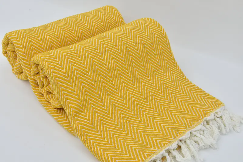 Decorative Blanket, Shower Curtain, Throw Blanket Couch, Custom Blanket, Custom Wedding Gift From Bridesmaid, Bride Gift, 96x80 Cotton Chevron Towel - 2
