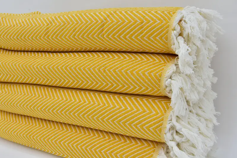 Decorative Blanket, Shower Curtain, Throw Blanket Couch, Custom Blanket, Custom Wedding Gift From Bridesmaid, Bride Gift, 96x80 Cotton Chevron Towel - 3