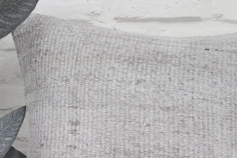 Pillow for Sofa, Handmade Kilim Cushion, 20x20 Gray Cushion Cover, Pillow Cover, Kilim Cushion Sham, Chair Cushion Case, Accent Throw Cushion - 2