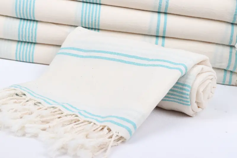 Memorial Gift, Bachelorette Party Gifts, Travel Towel, Quick-dry peshtemal, Family Gift Basket, Bridesmaid Gifts, 70x36 Cotton Striped Towel - 4