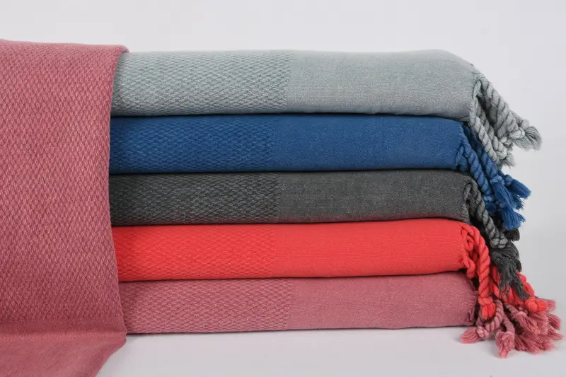 Kitchen Towel, 48x20 Cotton Geometric Stonewashed Towel, Bridesmaid Gifts Personalized, Turkish Hand Towel, Bulk Order Towel, Monogram Kitchen Towel - 1
