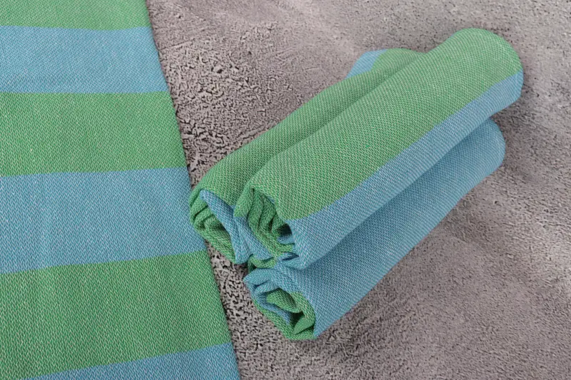 Bathroom Towels, Beach Theme Wedding Gift, Personalized Hand Towel, Personalized Wedding Gift, Monogram Hand Towel, 40x18 Cotton Striped Towel - 8