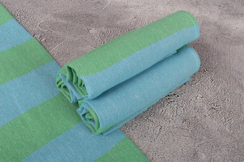 Bathroom Towels, Beach Theme Wedding Gift, Personalized Hand Towel, Personalized Wedding Gift, Monogram Hand Towel, 40x18 Cotton Striped Towel - 7