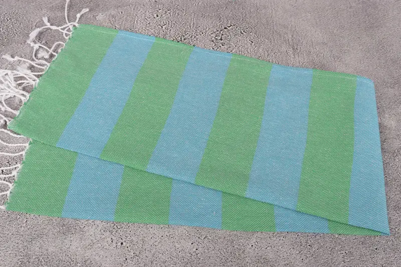 Bathroom Towels, Beach Theme Wedding Gift, Personalized Hand Towel, Personalized Wedding Gift, Monogram Hand Towel, 40x18 Cotton Striped Towel - 6
