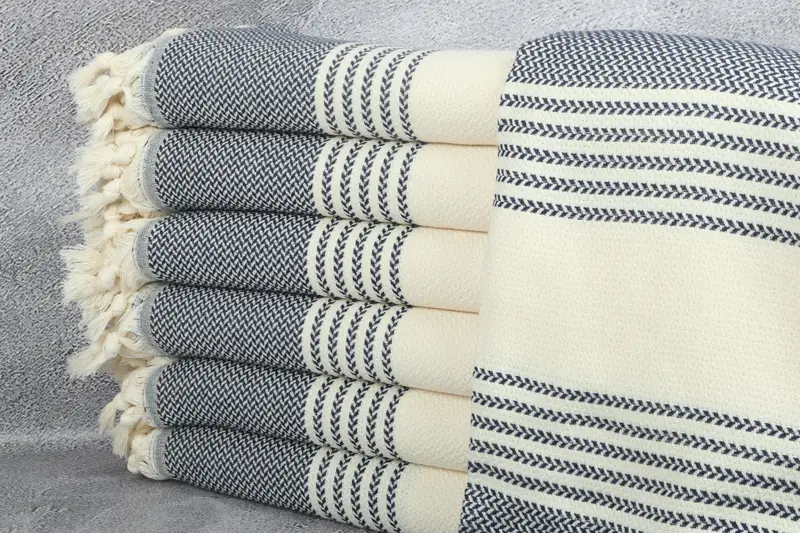 Personalized Gifts, Extra large Turkish bath towel, Turkish Towel USA, Personalized Wedding Gift, 70x40 Cotton Striped Towel, Bridal Party Gifts - 1