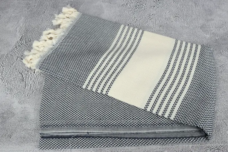 Personalized Gifts, Extra large Turkish bath towel, Turkish Towel USA, Personalized Wedding Gift, 70x40 Cotton Striped Towel, Bridal Party Gifts - 6