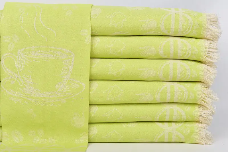 Turkish Hand Towel, Gift For Bride, Personalized Gifts, Personalized Kitchen Towel, Gym Towel, Spa Towel, 28x20 Cotton Coffee Patterned Towel - 2
