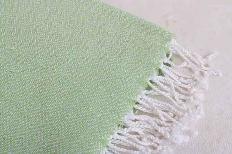 Organic Turkish towel, Christmas Favors, 70x38 Cotton Diamond Towel, Guest Towel, Peshtemal Towel, Bachelorette Party Favors, Turkish beach towel - 4