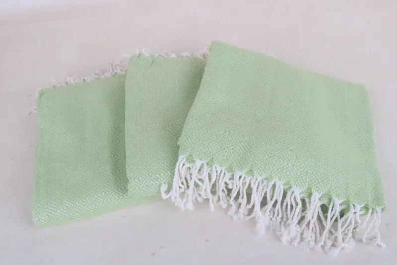 Organic Turkish towel, Christmas Favors, 70x38 Cotton Diamond Towel, Guest Towel, Peshtemal Towel, Bachelorette Party Favors, Turkish beach towel - 3