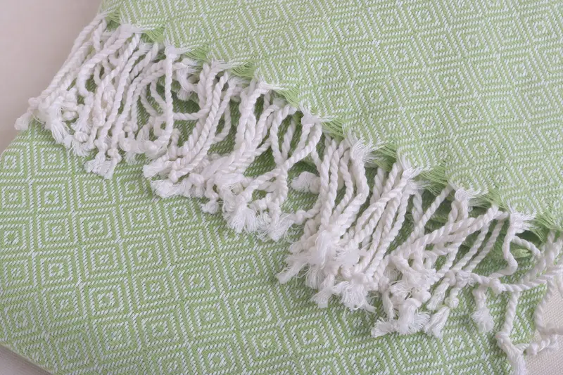 Organic Turkish towel, Christmas Favors, 70x38 Cotton Diamond Towel, Guest Towel, Peshtemal Towel, Bachelorette Party Favors, Turkish beach towel - 5