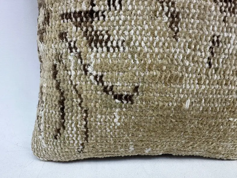 Pillow for Couch, Nautical Throw Pillow Case, Pillow Sham, Office Chair Pillow Cover, 12x12 Beige Cushion Case, Vintage Pillow, Kilim Pillow Cover - 2