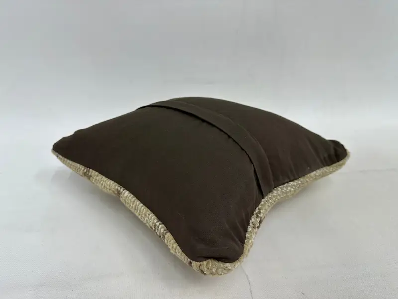 Pillow for Couch, Nautical Throw Pillow Case, Pillow Sham, Office Chair Pillow Cover, 12x12 Beige Cushion Case, Vintage Pillow, Kilim Pillow Cover - 7