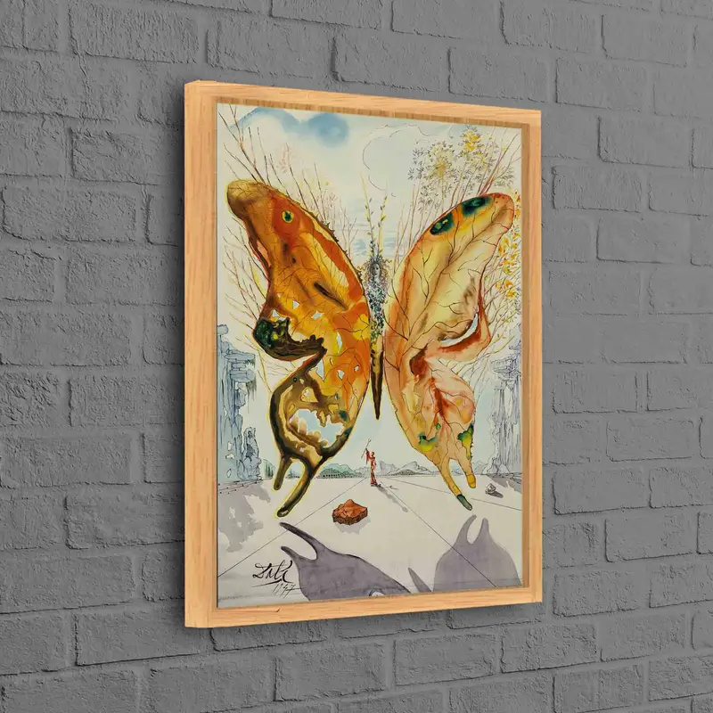 Salvador Dali Venüs Kelebeği Kanvas Tablo Tablo - Zarif Sanat