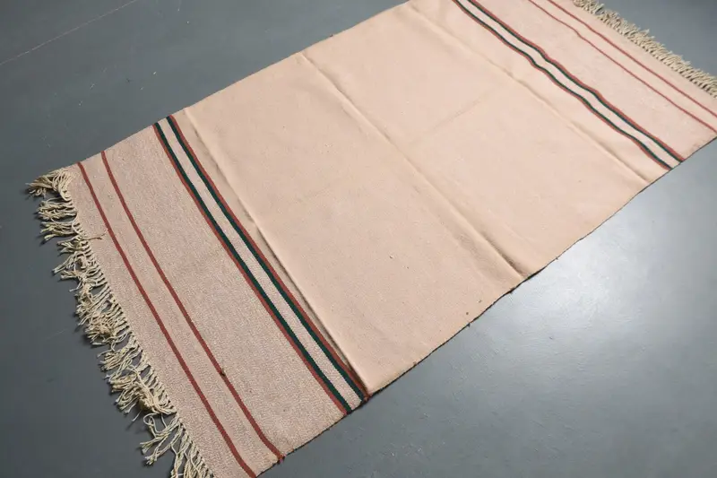 Türk Vintage Halısı, 3.5x6.1 ft Accent Halı, Bej Kahverengi Oryantal Halı - 1