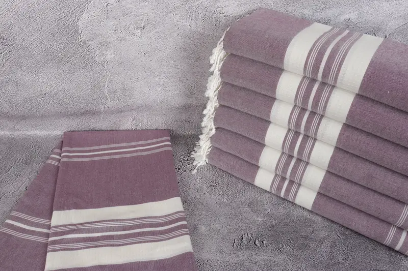 Beach Towel Bulk, Guest Towel, Beach towel, Turkish bath towel, Bridal Gifts, Quick-drying peshtemal towel for poolside, 60x38 Cotton Striped Towel - 2