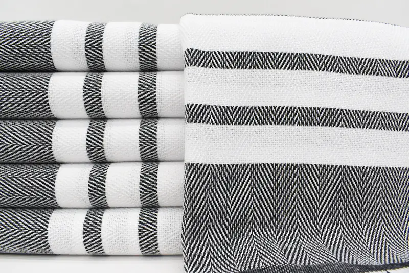 Bachelorette Beach Towel, Absorbent Turkish towel, Handmade Gift, Custom Gift, Yoga Towel, 68x36 Cotton Chevron Towel, Bridesmaid Gift, Scarf Towel - 1