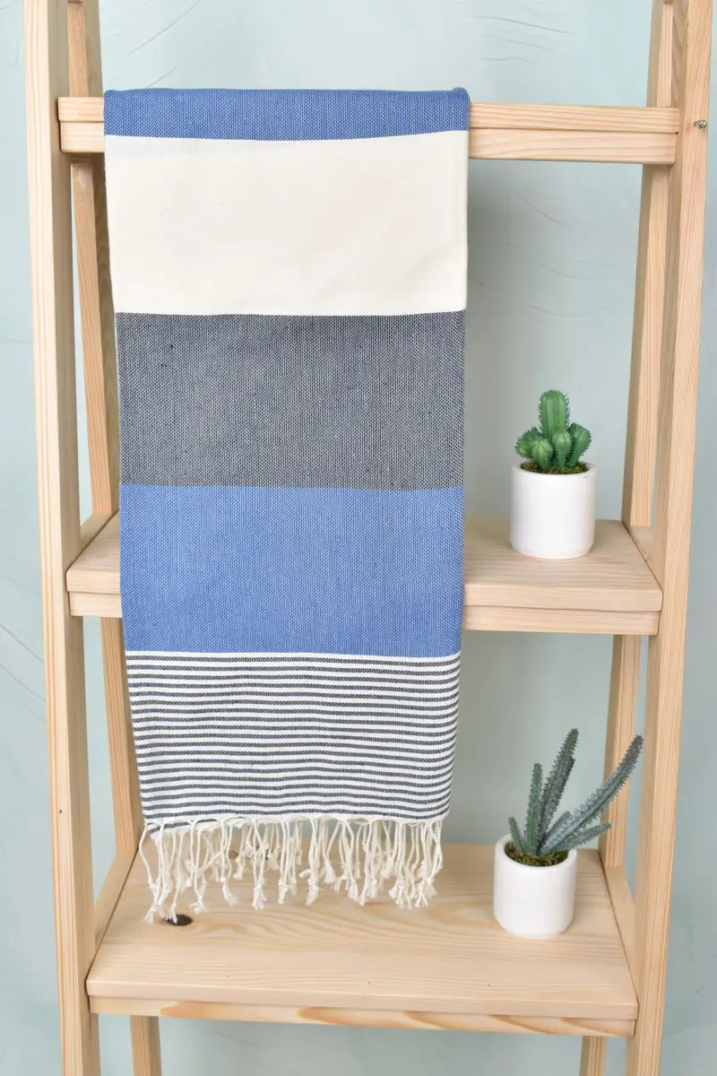 68x40 Cotton Striped Towel, Holiday Towel, Bachelor Gifts, Wedding Shower Gift, Quick-dry towel, Bridesmaid Gift Towel, Kids Beach Towel - 8