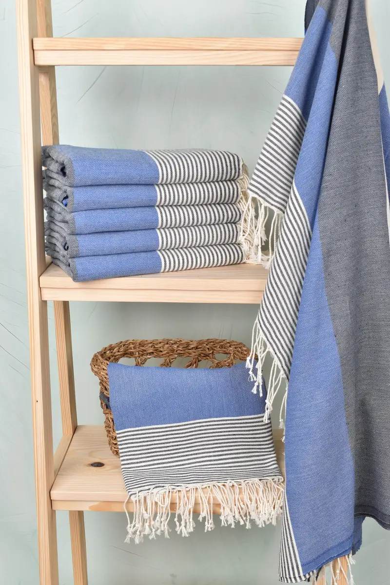 68x40 Cotton Striped Towel, Holiday Towel, Bachelor Gifts, Wedding Shower Gift, Quick-dry towel, Bridesmaid Gift Towel, Kids Beach Towel - 3