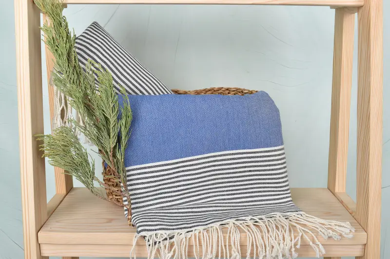 68x40 Cotton Striped Towel, Holiday Towel, Bachelor Gifts, Wedding Shower Gift, Quick-dry towel, Bridesmaid Gift Towel, Kids Beach Towel - 4