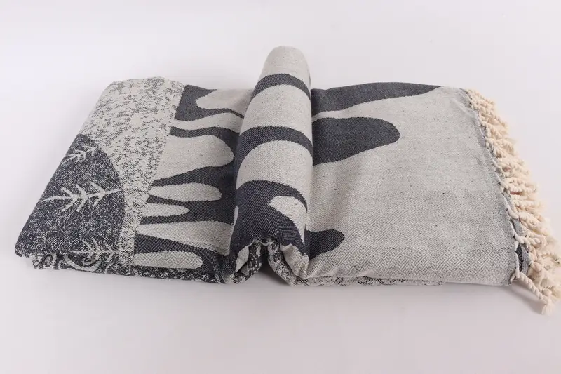 100x80 Cotton Turtle Design Towel, Thanksgiving Tablecloth, Family Gift, Wedding Favors, Bachelorette Party Favors, Organic Throw, Turkish Blanket - 7