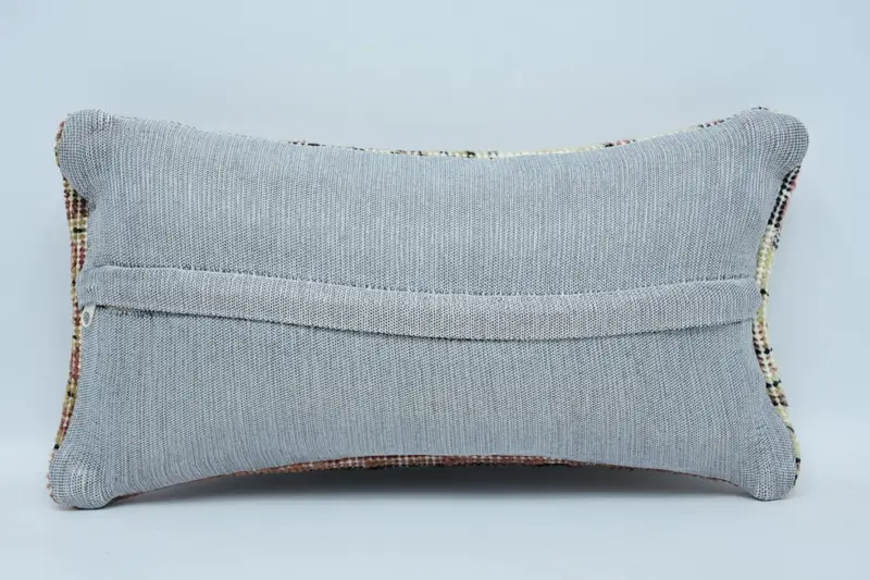 Pillow Cover, Antique Pillows, Retro Throw Cushion, Pillow for Sofa, Outdoor Patio Pillow Cover, Turkish Pillow, 8x16 Beige Cushion Case - 6