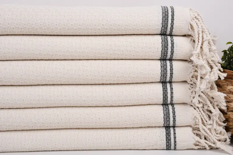 Personalized Home Gift Wedding, Pool Towels, Gift For Mom, Cotton towel, Custom Beach Towel, 68x36 Cotton Striped Towel, Bridesmaid Gift, Spa Towel - 2