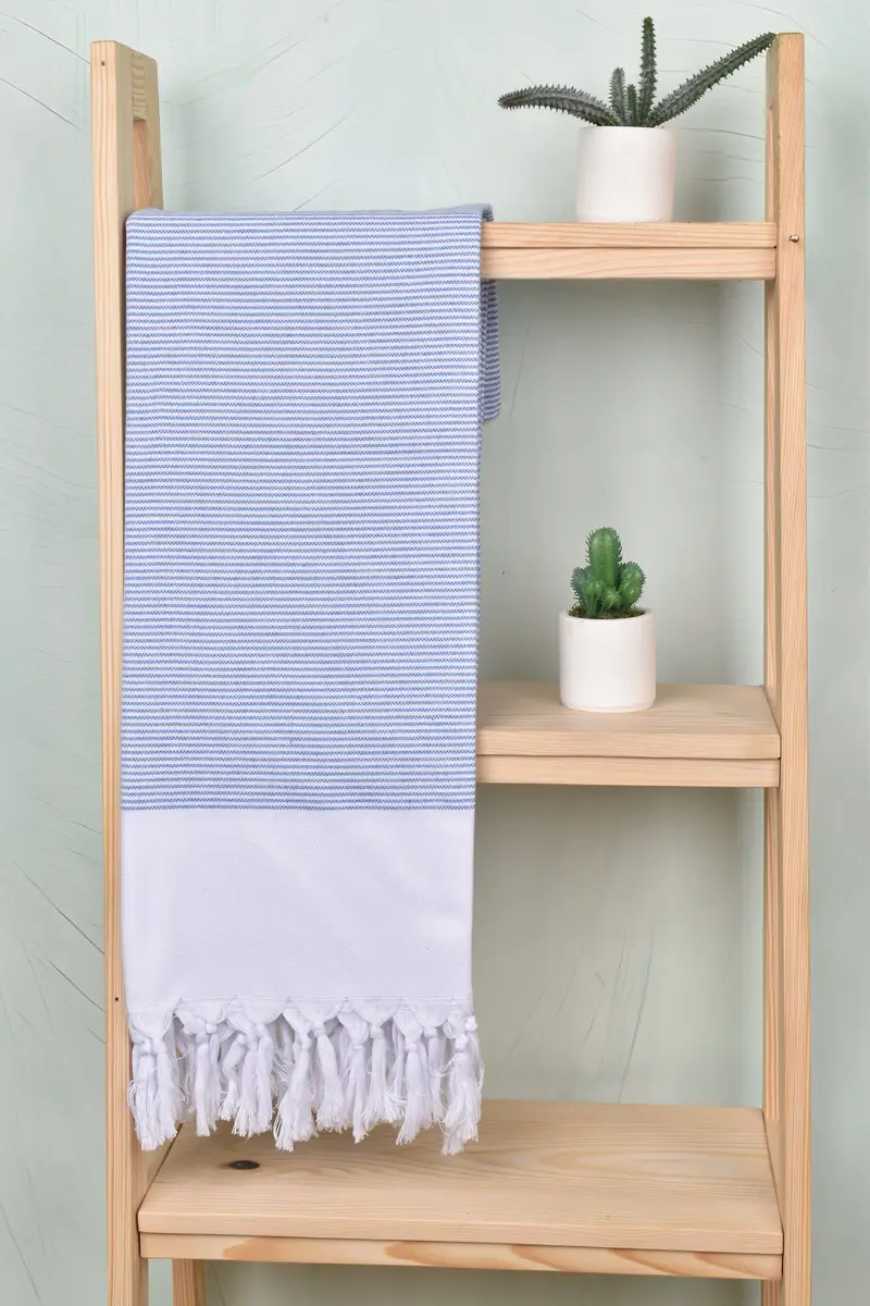 Holiday Towel, Wedding Gifts Towel, Personalized Beach Towel, Towel With Name, 70x40 Cotton Striped Towel, Personalize Gift, Bridesmaid Gift Towel - 8