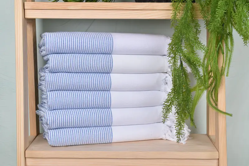 Holiday Towel, Wedding Gifts Towel, Personalized Beach Towel, Towel With Name, 70x40 Cotton Striped Towel, Personalize Gift, Bridesmaid Gift Towel - 2