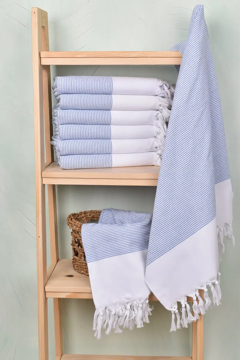 Holiday Towel, Wedding Gifts Towel, Personalized Beach Towel, Towel With Name, 70x40 Cotton Striped Towel, Personalize Gift, Bridesmaid Gift Towel - 3