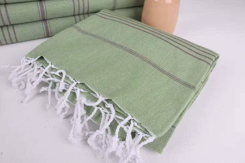 70x40 Cotton Striped Towel, Absorbent Turkish towel, Gift For The Home Decor, Gift For Boyfriend, Bridesmaid Gift, Custom Towel, Friends Beach Towel - 5