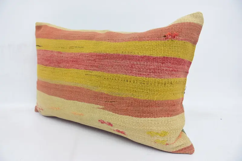 Pillow for Sofa, Pillow Case, Tribal Pillow Sham, Ethnic Cushion Cover, Boho Pillow Sham Cover, 16x24 Red Pillow Case, Vintage Pillow - 4