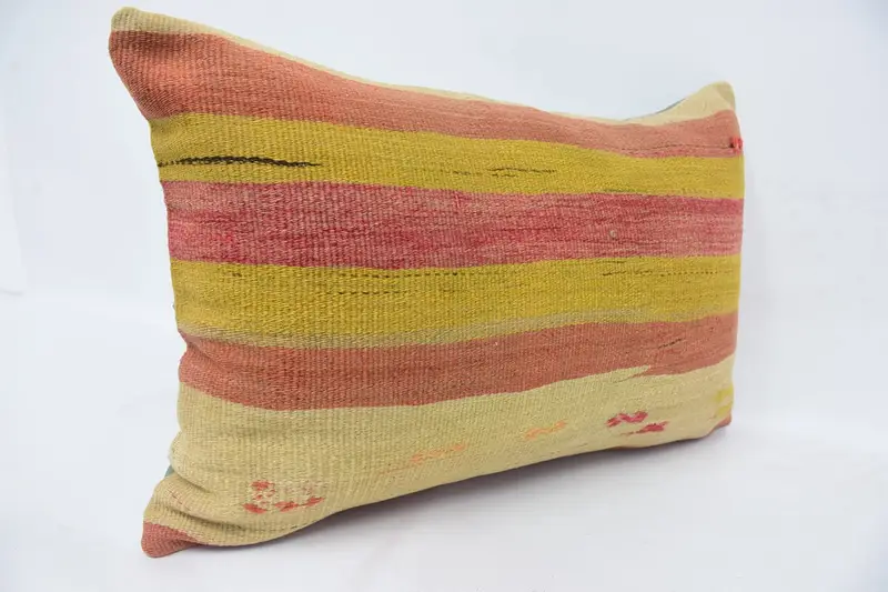 Pillow for Sofa, Pillow Case, Tribal Pillow Sham, Ethnic Cushion Cover, Boho Pillow Sham Cover, 16x24 Red Pillow Case, Vintage Pillow - 3