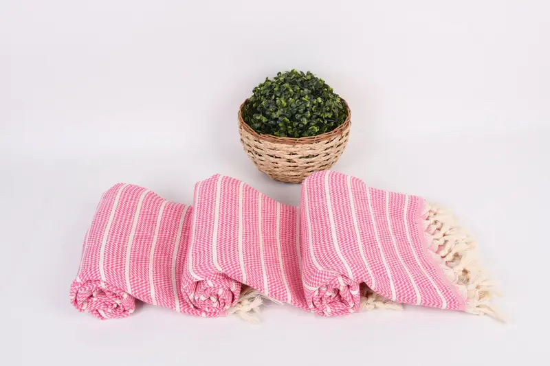 70x40 Cotton Striped Towel, Beach Towel Bulk, Handwoven Turkish bath towel, Customized Towels, Personalized Bridesmaid Gift, Organic towel - 8