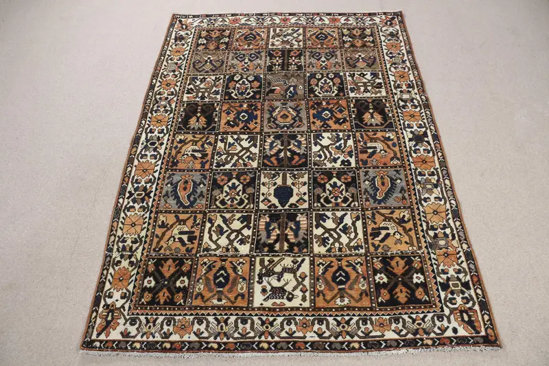 Canlı Turuncu Halı, 0,4x7,3 ft Soyut Tasarım