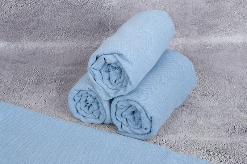 Custom Towel, Personalized Bridesmaid Beach Towel, Lightweight towel, Custom Wedding Gift, Customized Towels, 64x40 Cotton Herringbone Towel - 8