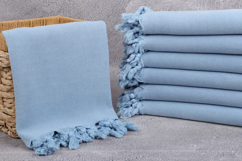 Custom Towel, Personalized Bridesmaid Beach Towel, Lightweight towel, Custom Wedding Gift, Customized Towels, 64x40 Cotton Herringbone Towel - 3
