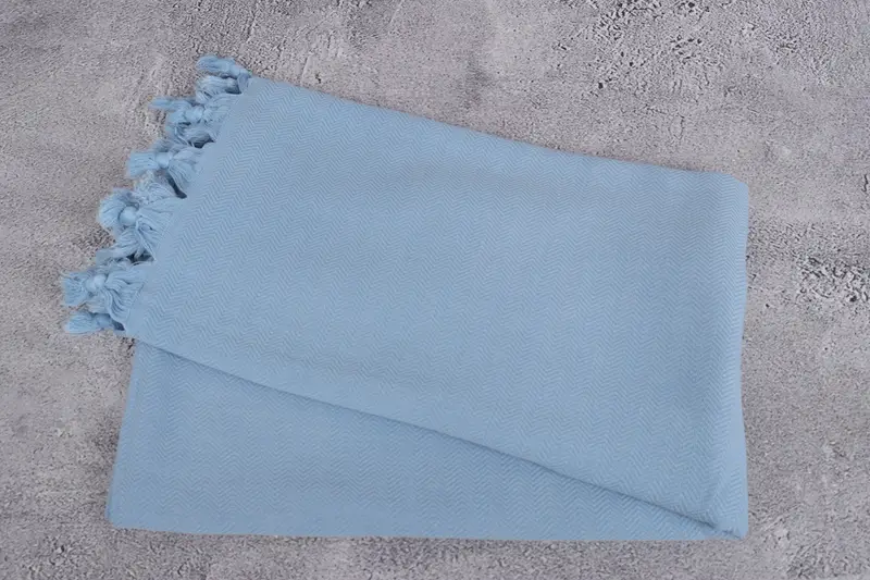 Custom Towel, Personalized Bridesmaid Beach Towel, Lightweight towel, Custom Wedding Gift, Customized Towels, 64x40 Cotton Herringbone Towel - 6