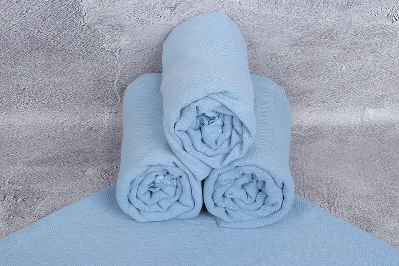 Custom Towel, Personalized Bridesmaid Beach Towel, Lightweight towel, Custom Wedding Gift, Customized Towels, 64x40 Cotton Herringbone Towel - 7