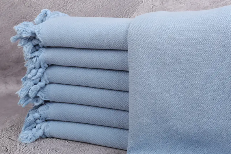 Custom Towel, Personalized Bridesmaid Beach Towel, Lightweight towel, Custom Wedding Gift, Customized Towels, 64x40 Cotton Herringbone Towel - 1