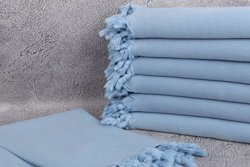 Custom Towel, Personalized Bridesmaid Beach Towel, Lightweight towel, Custom Wedding Gift, Customized Towels, 64x40 Cotton Herringbone Towel - 2