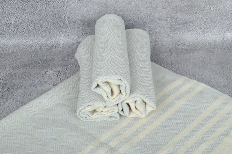 36x20 Cotton Herringbone Towel, Monogrammed Hand Towel, Personalized Gift For Him, Small Bath Towels, Guest Towel, Personalized Dish Towel - 6