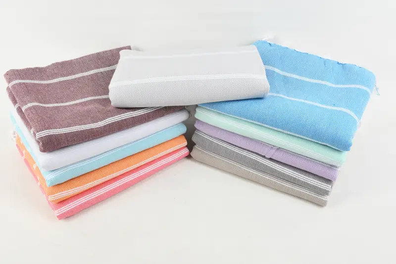 Turkish bath towel for spa, Personalized Beach Towel, 70x40 Cotton Striped Towel, Personalized Towel, Bridal Shower Favor, Personalized Wedding Gift - 6