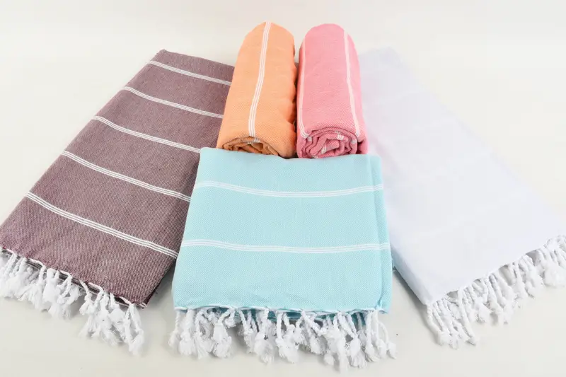 Turkish bath towel for spa, Personalized Beach Towel, 70x40 Cotton Striped Towel, Personalized Towel, Bridal Shower Favor, Personalized Wedding Gift - 7