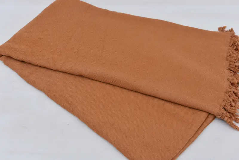 Couch Throw Blanket, 108x80 Cotton Stonewashed Diamond Towel, Throw Blanket Couch, Custom Wedding Gifts, Custom Blanket, Thanksgiving Tablecloth - 4