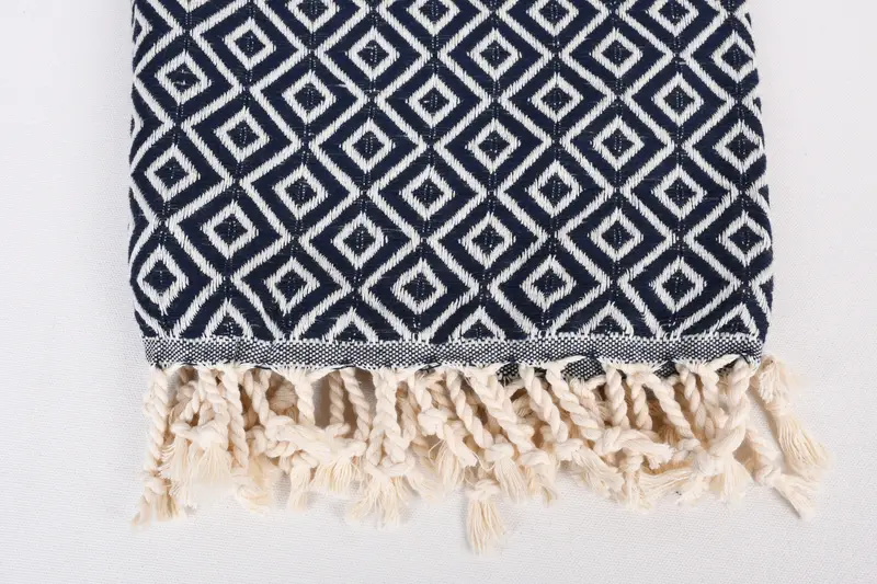 Valentines Gift, Bridal Shower Favors, Turkish Towel Set, Travel Towel, Beach Towel Gift, Gifts For Him, 70x40 Cotton Diamond Towel, Peshtemal Towel - 3
