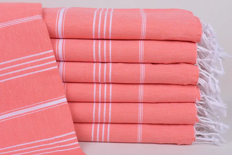 Türk el havlu, yoga havlu, plaj havlusu, lüks Türk banyo havlu, Türk plaj havlusu, 70x40 pamuklu çizgili havlu, Sevgililer Günü Hediyesi onun için - 1